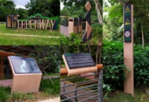 公园景区标识——淘金山绿道项目